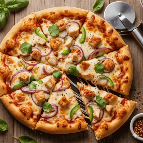 Chicken Cheese Pizza [8 inch]