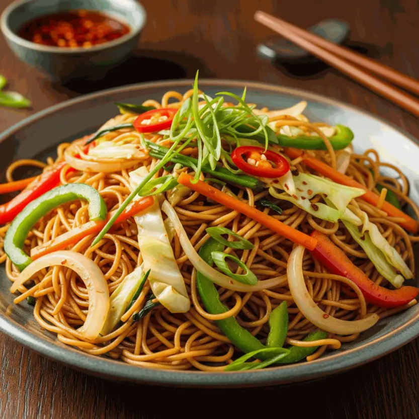 Veg Hakka Noodles