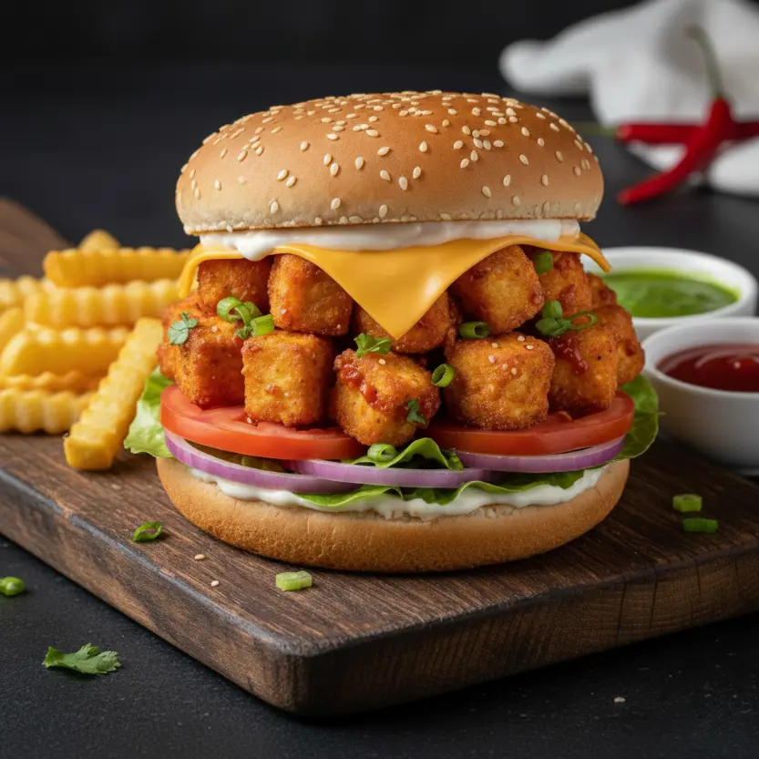 Paneer Cheese Burger